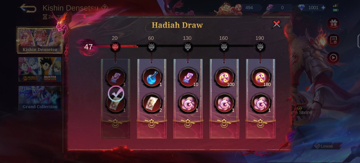 liranasseryn's tweet photo. liat crest sama jumlah spin kalian dong ges. ak 46 spin dpt 494 ini. dpt border juga.

kalian? https://t.co/6B7Y2nMudC