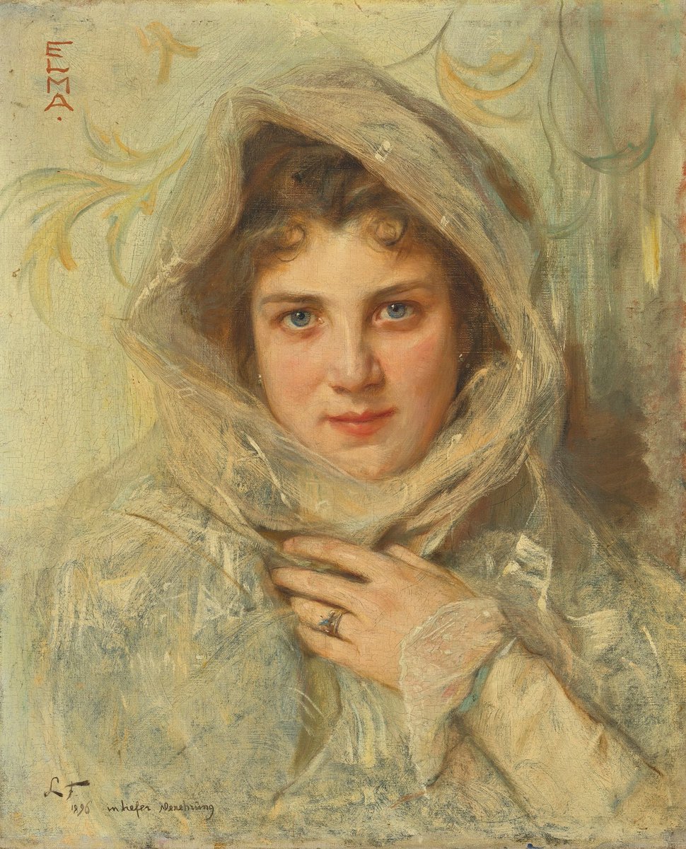 "Portrait of Wilhelmine Preetorius"
{1896}
By ~ Philip Alexius de László