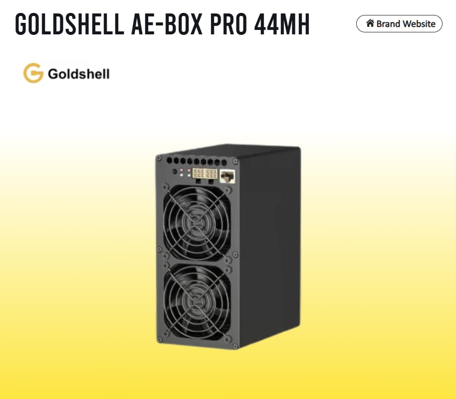 🆕Goldshell AE-BOX Pro 44Mh

BEST COIN: ALEO
PROFIT PER DAY: $ 28.62
BEST PAYBACK TIME: 3.3 mo.

🔗Detail: minetheasic.com/goldshell-ae-b…

#Minetheasic #ALEO #blockchain #Mining #miner #Goldshell #asicminer 
<a href="/AsicMinerEX/">ASICMinerExchange</a> <a href="/binance/">Binance</a>