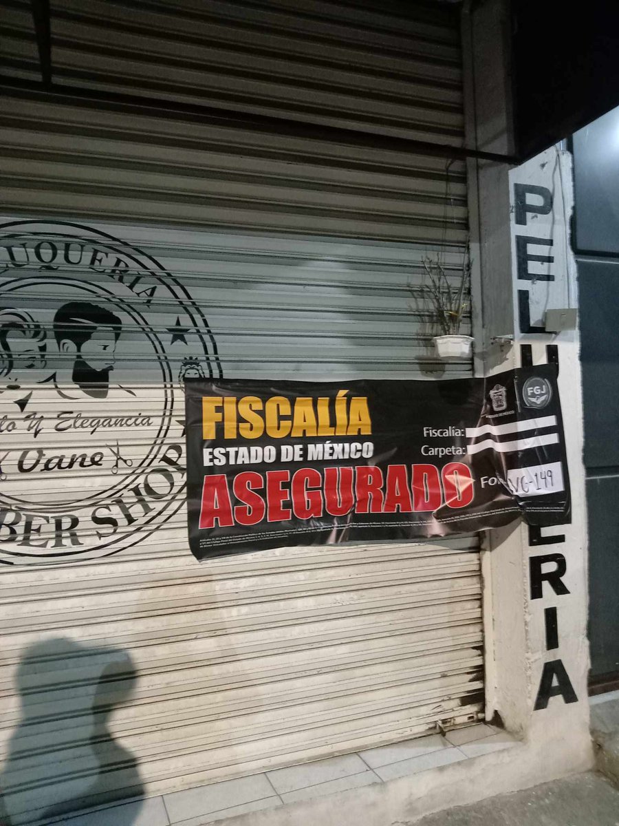 Cierres de barberías y peluquerías en el municipio por supuesta venta de droga, que raro que todo mundo sabemos donde están los puntos de venta y estos de la fiscalía solo fueron por los negocios 🤔