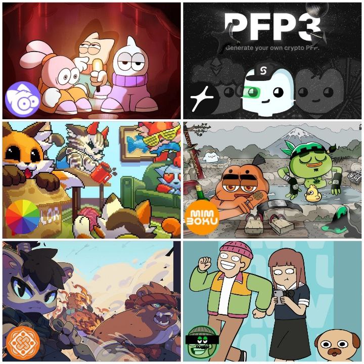 🌟 Top NFTs from <a href="/StoryProtocol/">Story</a> Ecosystem 

➡️ <a href="/globkins/">Globkins</a>: 3800 cute &amp; tiny warriors, sold out pre-mainnet!

➡️ <a href="/mimboku_story/">Mimboku</a>: First anime-inspired collection, free mint, co-created by the Story community.

➡️ <a href="/color_mp/">Color AI</a>: Limited NFT collection marketplace for IP assets &amp;