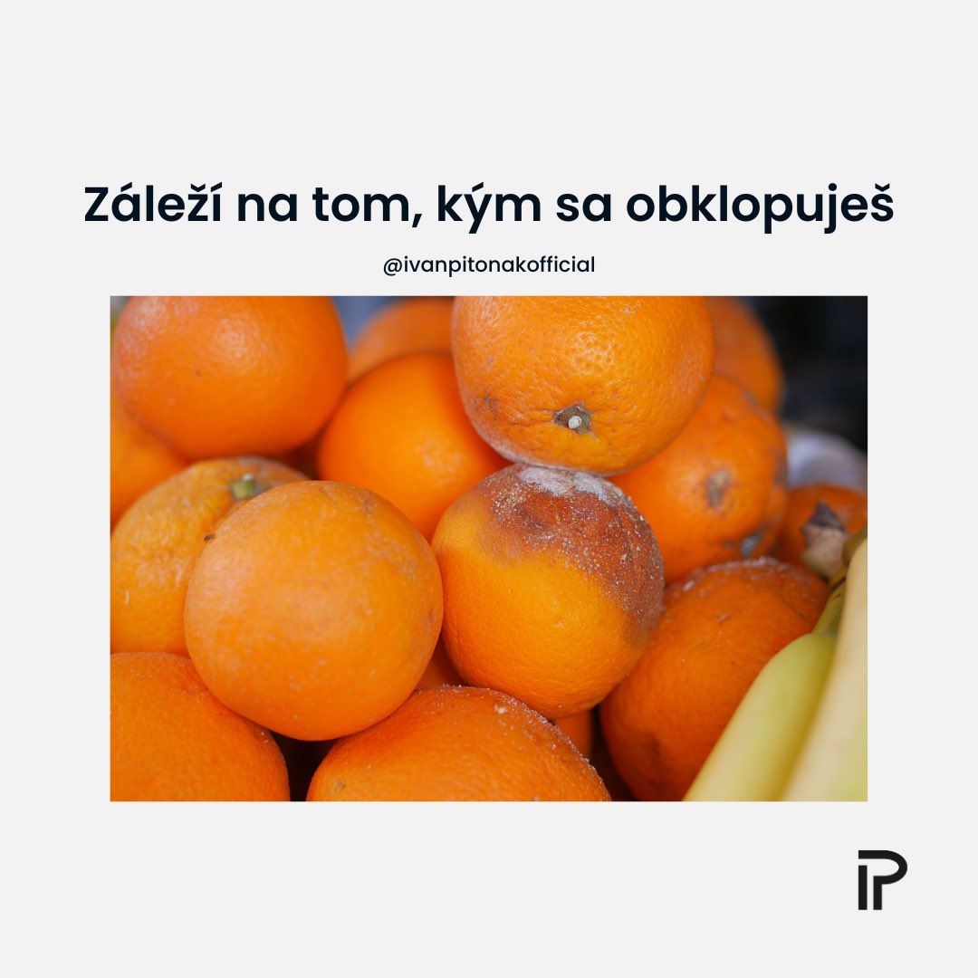 ivan_pitonak's tweet photo. Záleží na tom, kým sa obklopuješ. Ľudia v tvojom okolí majú obrovský vplyv na tvoje sebavedomie, hodnoty a pohľad na svet.

Tvoj kruh ľudí môže byť kľúčom k úspechu alebo dôvodom, prečo stagnuješ.

Pre nič za nič sa hovorí, že si priemerom 5 ľudí okolo seba. https://t.co/fVFksI5FUr