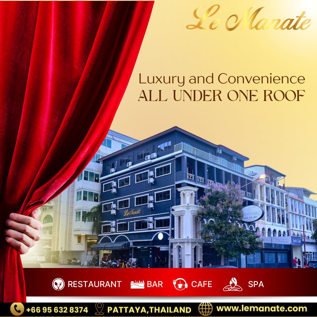 Lemanate_'s tweet photo. Feel ultimate comfort—every visit, every time. Your comfort, our priority!
Visit: https://t.co/KykrXpcg9Y
#lemante #manate #luxuryhotels #hotel #hotellife #thailandhotel #hotelsandresorts #hotelstay #GrandOpening #grandopeningcelebration #hotelopeningsoon #hotelopening #hotellife https://t.co/3Pav9ja9jz