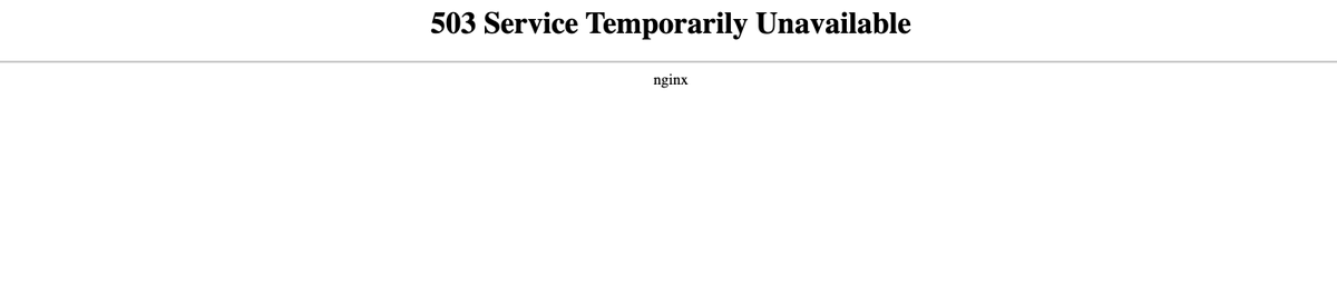 eliel_etc's tweet photo. @tazza104 @AskPlayStation try logging in to your account on web browser - throwing an nginx 503 which *could* be ddos attack but imo probably their sys admins messing up something stupid in the configuring of @nginx  which i assume they are using as a reverse proxy? https://t.co/H8VCbvagrq