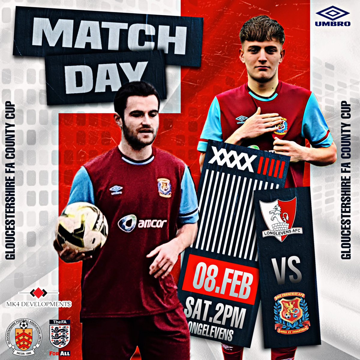 DRG Frenchay (@upthedurge) on Twitter photo MATCHDAY! 💙💜
County cup quarter finals away vs a tough <a href="/longlevensafc/">Longlevens AFC</a> reserves.
Away day in Gloucester and hopefully into the next round of the cup!
#upthedurge MATCHDAY! 💙💜
County cup quarter finals away vs a tough <a href="/longlevensafc/">Longlevens AFC</a> reserves.
Away day in Gloucester and hopefully into the next round of the cup!
#upthedurge