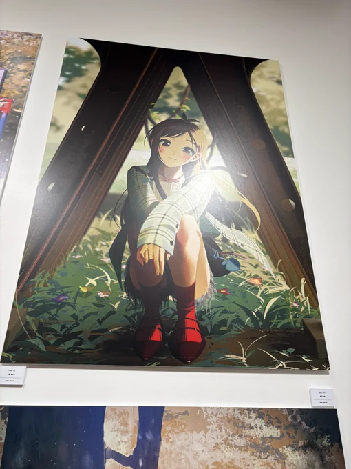 #Fragmentsデレマス 見てきた!!美麗イラストが大きく細かく見られて最高だった…その足で聖地巡礼してきました