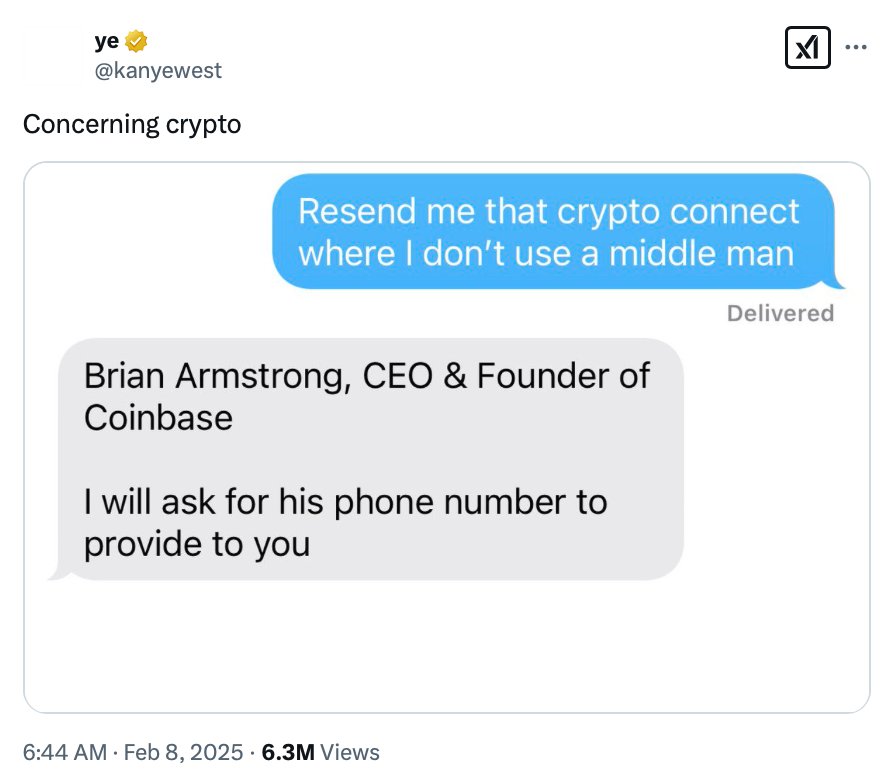 OinsharT's tweet photo. 🚨 LATEST: Kanye West claims he rejected a $2M offer to promote a crypto scam—where he’d post a fake promo, leave it up for 8 hours, then claim he was hacked. https://t.co/B8CAP7MXPV