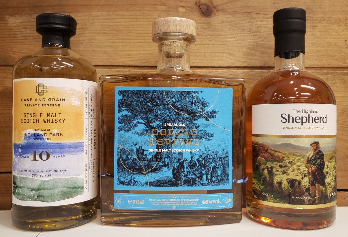 新入荷品のご案内です～ 左から □CANE＆GRAIN ・ハイランドパーク2013