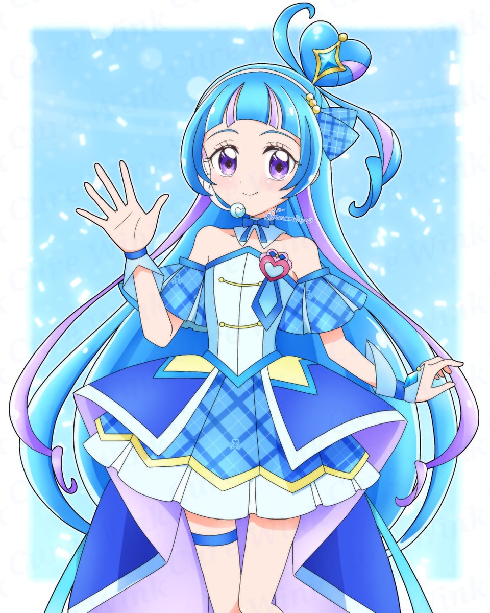 precure #キミプリ #キュアウインク 初描き💙ウインク