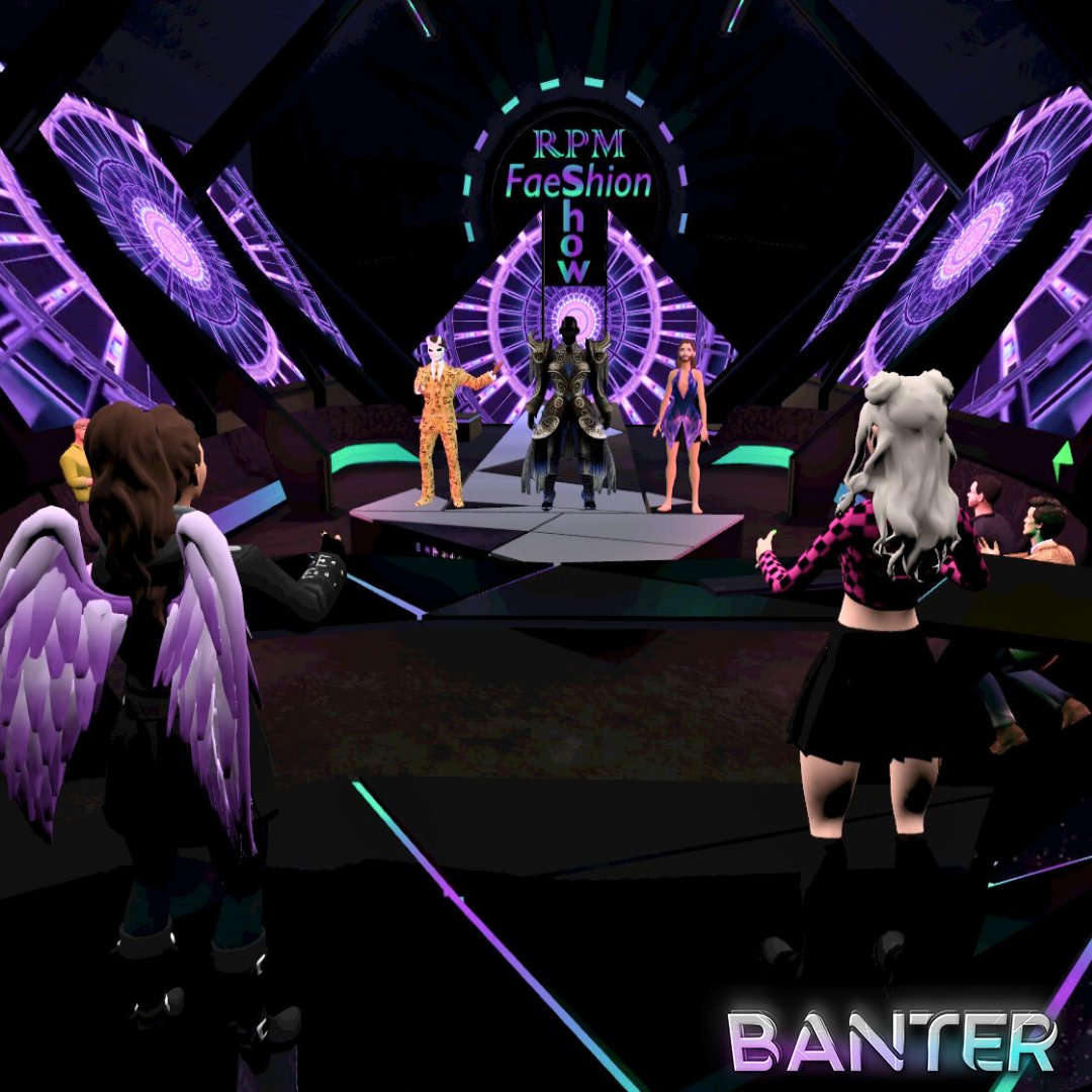 ✨ Zalley &amp; Gem's Next Top Model! 👗 Walk the runway, answer a question, and showcase your outfit in different spaces! 💃 Ready to strut your stuff? 
📅-Saturday at 2am PST
Download Banter VR!
zurl.co/2FY9
 #Bantervr #FashionShowdown #TopModel