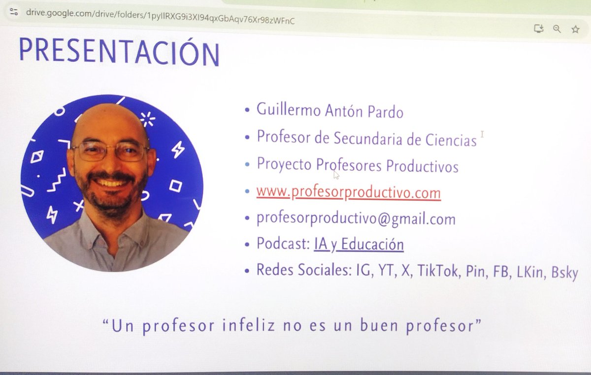 Empezamos la formación de la mano de profe productivo!!!