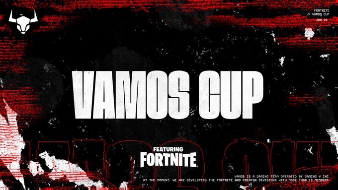 VAMOS_FN's tweet photo. 👑第24回  VAMOS CUP

🗓️2/9(日)午前11:00〜
　トリオ3戦(競技用モード)

💰合計4500円

✅参加条件
①#賞金付き #朝活スクリム で本垢引用RT
②@VAMOS_FN @NOSLEEP_jpn @_BARON_Clan を本垢でフォロー https://t.co/VaK9JdXhgG