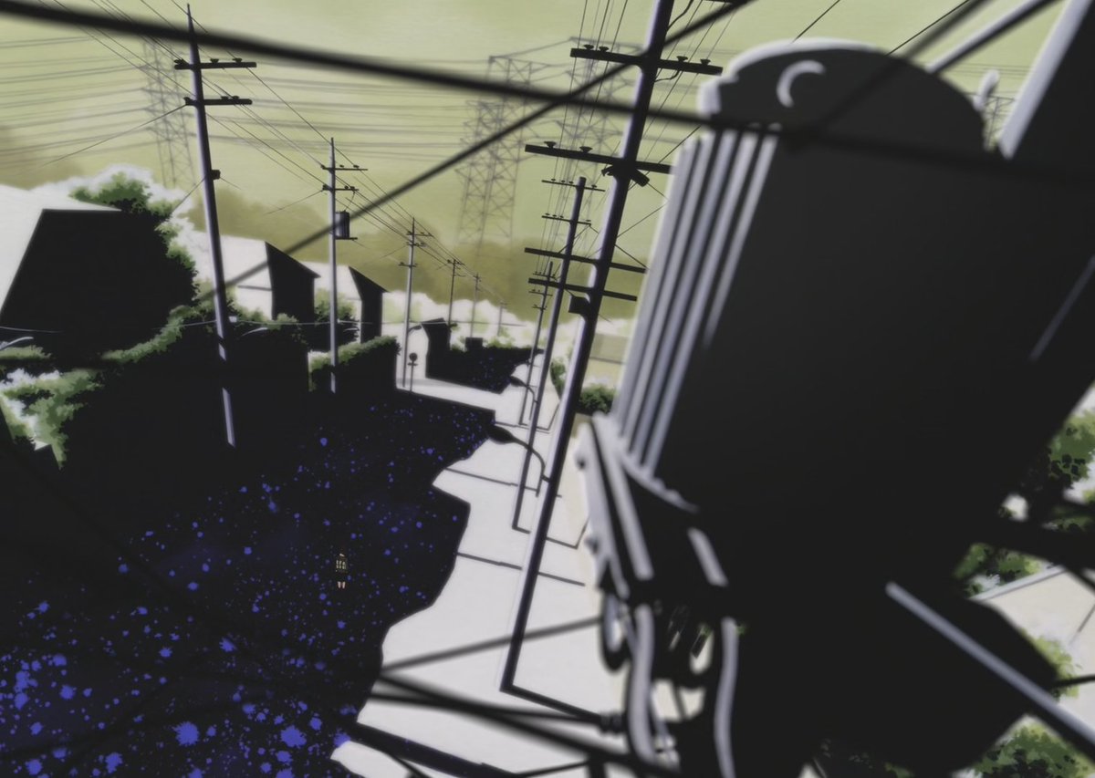 today's power lines are from serial experiments lain (episode 1)