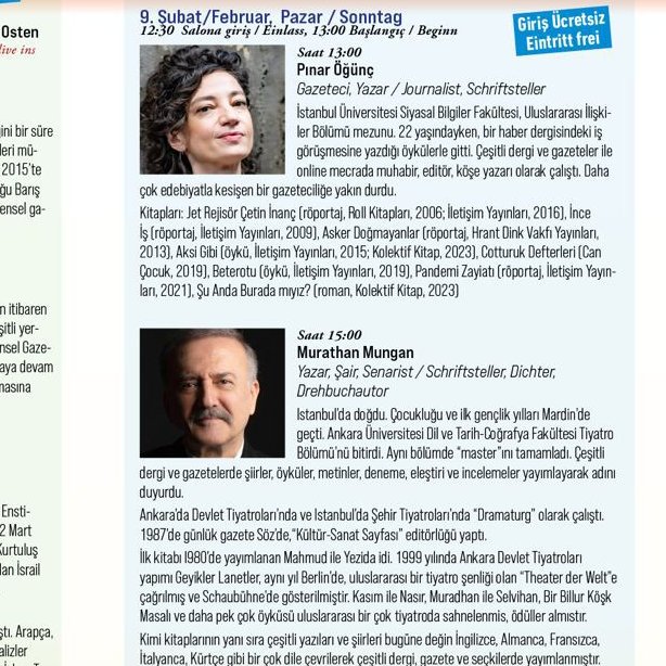 Yarın (09.02.25) Hamburg'da yaşayanları <a href="/DIDF1/">DIDF</a> 'in düzenlediği 12. Kültür ve Edebiyat Günleri'ne bekleriz.✨