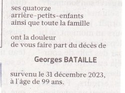 Histoire de deuil. L'Est Républicain, 4 janvier 2024. #avisdedécès