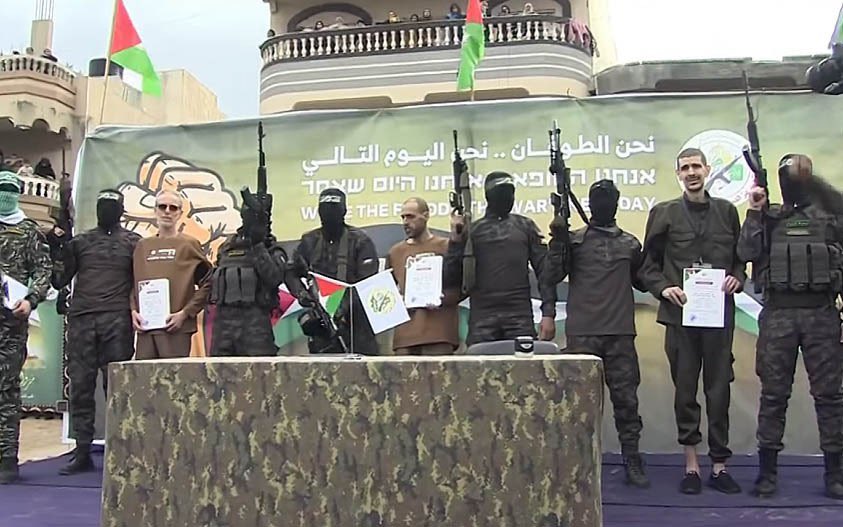 The fact that the Red Cross is complicit in this ceremony is an absolute disgrace.

This should be banned, and the Red Cross should be stripped of its status as a humanitarian organization. They’ve become a mockery.

The world will never forget how the Red Cross stood by as