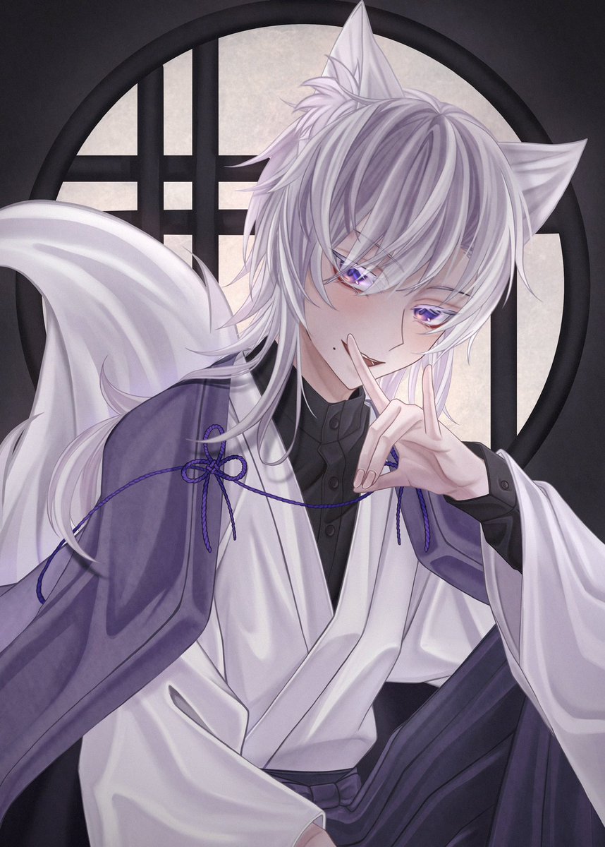 和風の狐くん
#illustration #oc