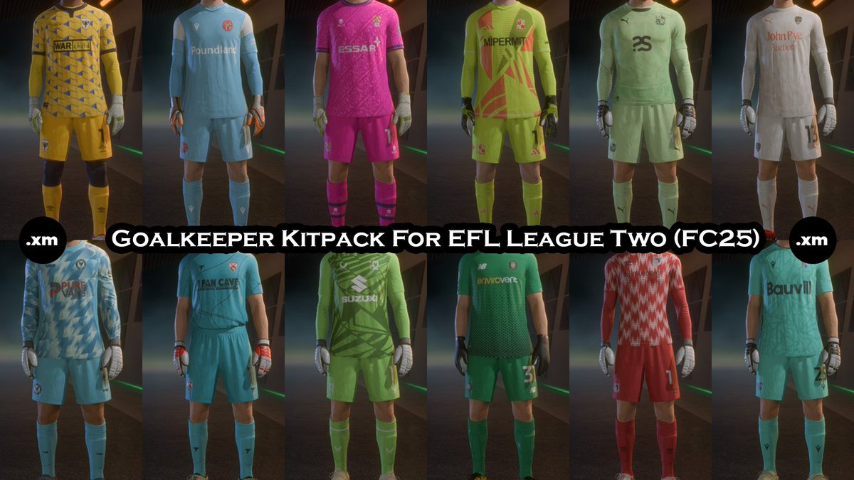 dootxm's tweet photo. EFL League Two GK Kitpack (FC25)
-
GET IT NOW FOR FREE! ⚡
-
Download:
🖇️ Link in bio!
-
#FC25
#kitpack
#kits
@EASPORTSFC https://t.co/Uw417q3iZ9