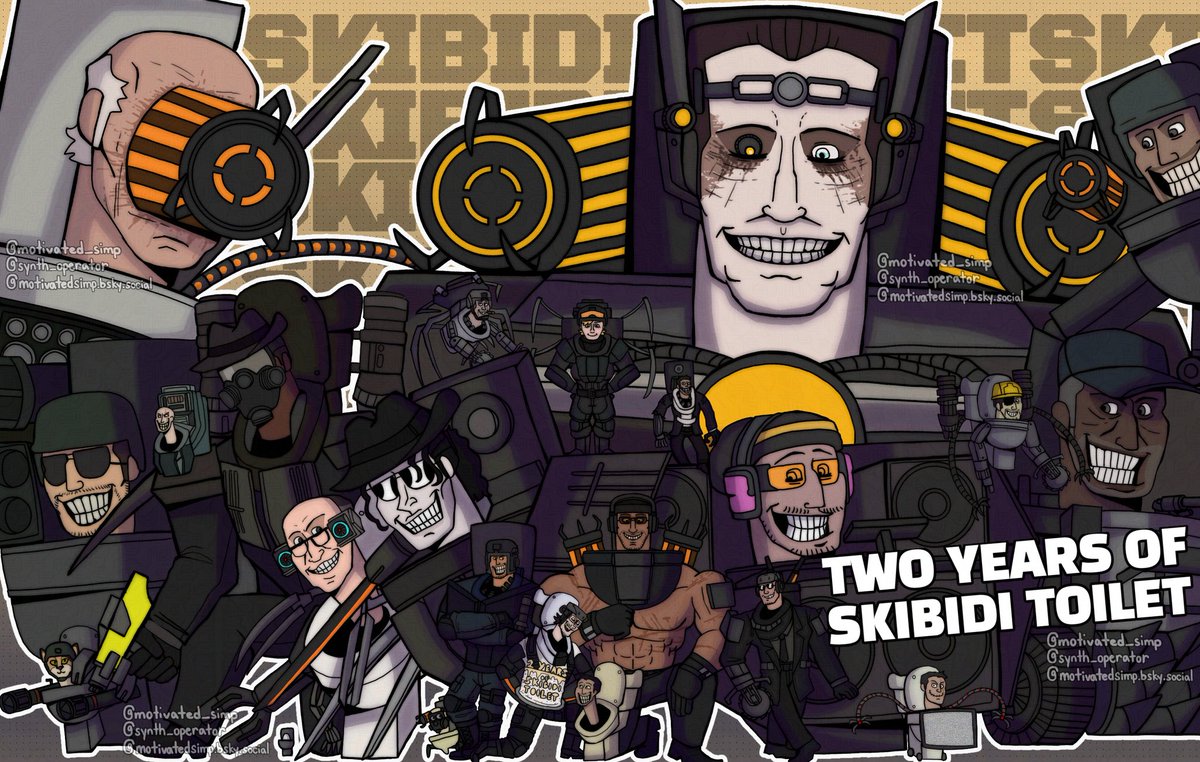 [We ain't here to hurt nobody! Skibidi Skibidi!!]  

HAPPY 2ND ANNIVERSARY TO SKIBIDI TOILET!!!!

#SKIBIDITOILET #SkibidiToiletfanart