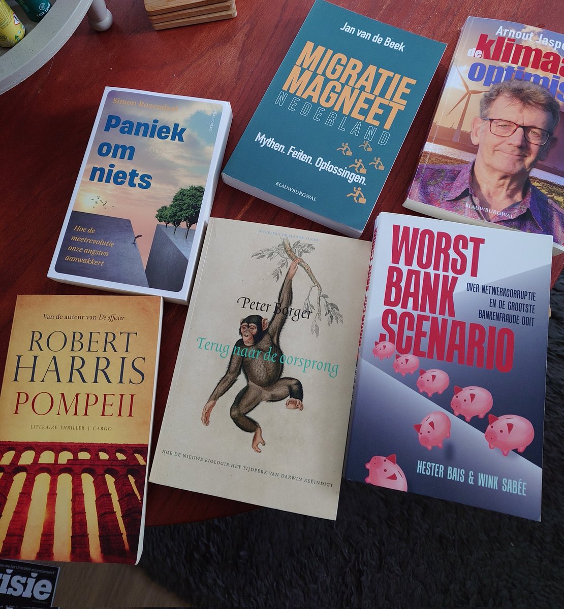 <a href="/tweetshopcoevn/">harm jan veenstra</a> Mensen zouden inderdaad meer moeten lezen. Hier de oogst van de afgelopen maanden. (Boek 'Brieven aan Leo' van <a href="/HenkBakboord/">Henk Bakboord</a> staat er niet bij, uitgeleend)