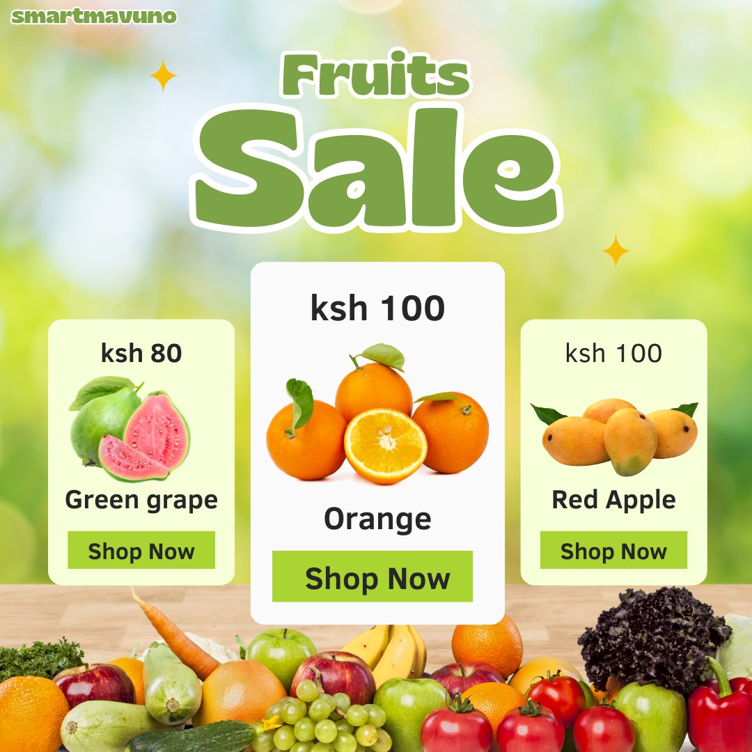 🛒🚜 Sell smarter, buy better with SmartMavuno Marketplace!

✅ Connect directly with buyers &amp; sellers
✅ Fair prices, no middlemen
✅ Grow your agribusiness with ease!
Ready to trade? Drop a 🌱 below! 👇
#AgriMarket #FarmersFirst #SmartMavuno