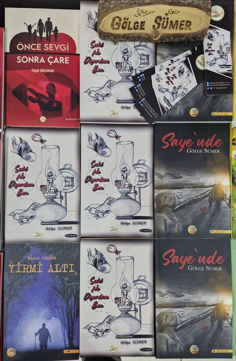 Ankara Pursaklar Kitap Fuarında
<a href="/aysimakitap/">Aysimakitap</a> standındayım kitaplarımla..