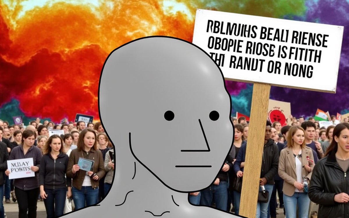 kylobtc's tweet image. I protest the current protest $NPC