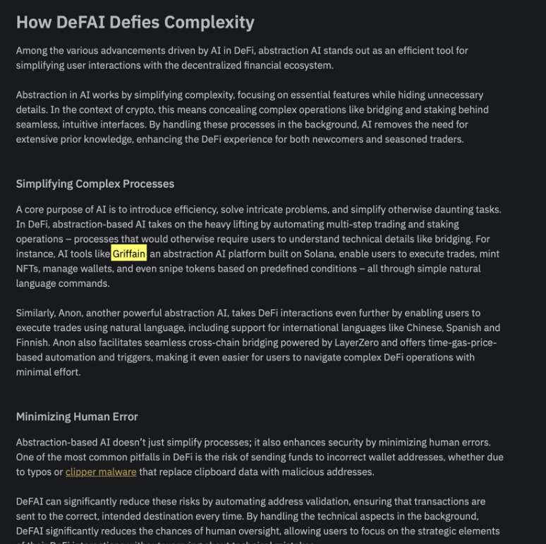 Sometimes you just need to connect the dots. <a href="/binance/">Binance</a> dropping easter eggs. 

"Execute Trade."

Do we think this could be hints at #Griffain getting spot listing. 

It's definitely not a big stretch to think so...