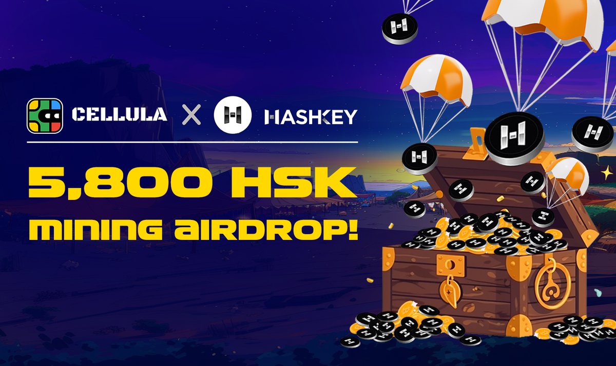 🚀 Phase 2 Airdrop Complete: 5,800 HSK Rewards Distributed!

✅ HSK airdrops distributed to all mining addresses proportionally based on contributions.

💡 Stay active to qualify for the next snapshot-based airdrop!
#Cellula #HashKeyChain #Airdrop