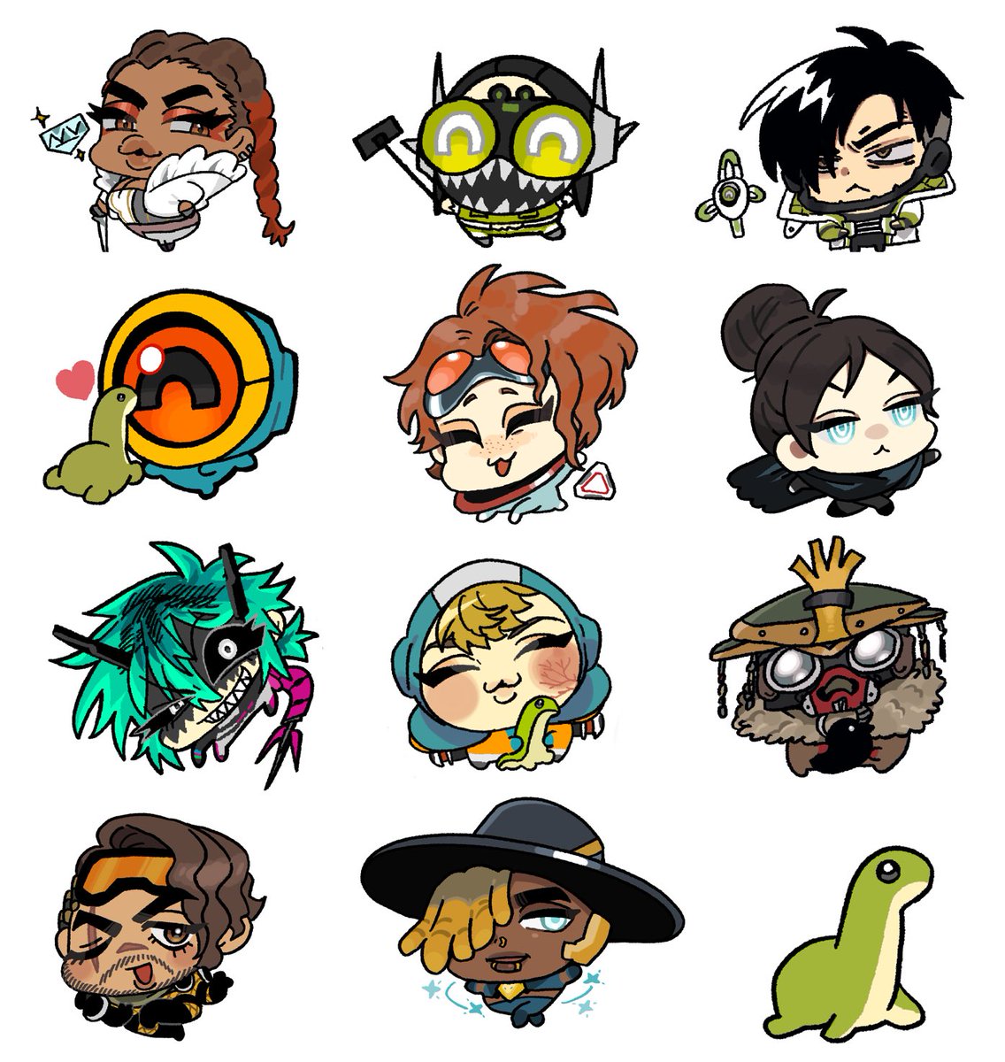 💛🩵APEXおちびず🩵💛