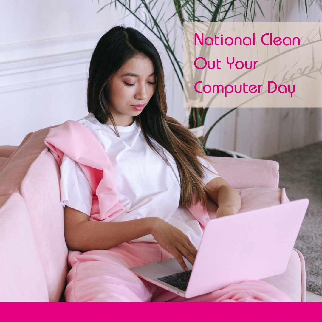 Catherine_PSpag's tweet image. Need a  #digital declutter? It&apos;s #CleanOutYourComputerDay on Monday, so why not get a head start and take a few moments this weekend to:
- Clear out old files
- Organise your inbox
- Back up important data
Start small and enjoy the clarity that comes with a tidy digital space.