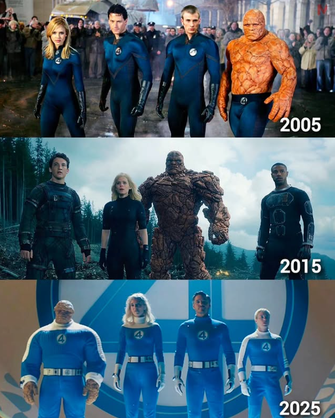 The Fantastic Four cast over the years