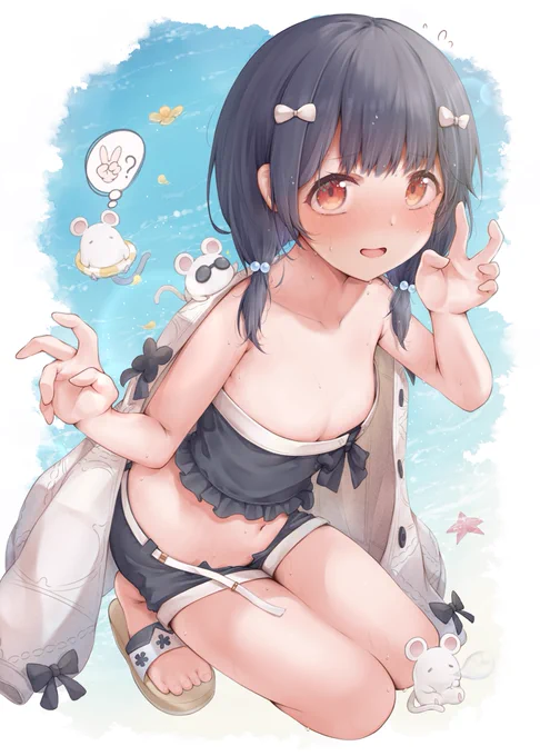 ピースが下手っぴなビカラちゃん(陰) 
