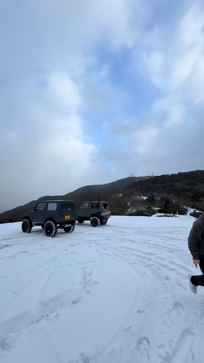 市内でこんな積もる事あるとは思わんかったべ