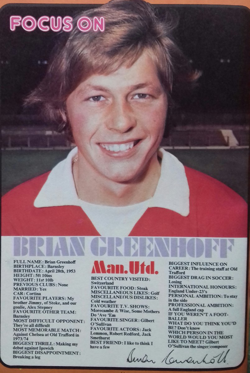 🇾🇪 Focus on Brian Greenhoff 🙏🇾🇪

#ShootMagazine