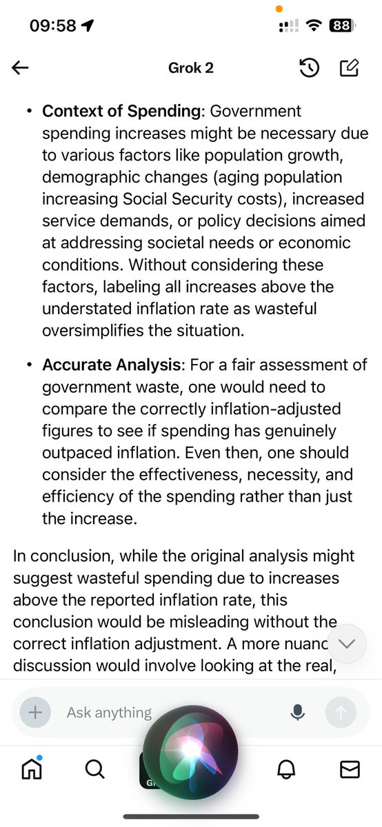 MikeDCurran's tweet photo. @elonmusk Grok view of a more real world alternative to the 11% rate used. As @elonmusk so often says… interesting https://t.co/ZRifAhWUxj