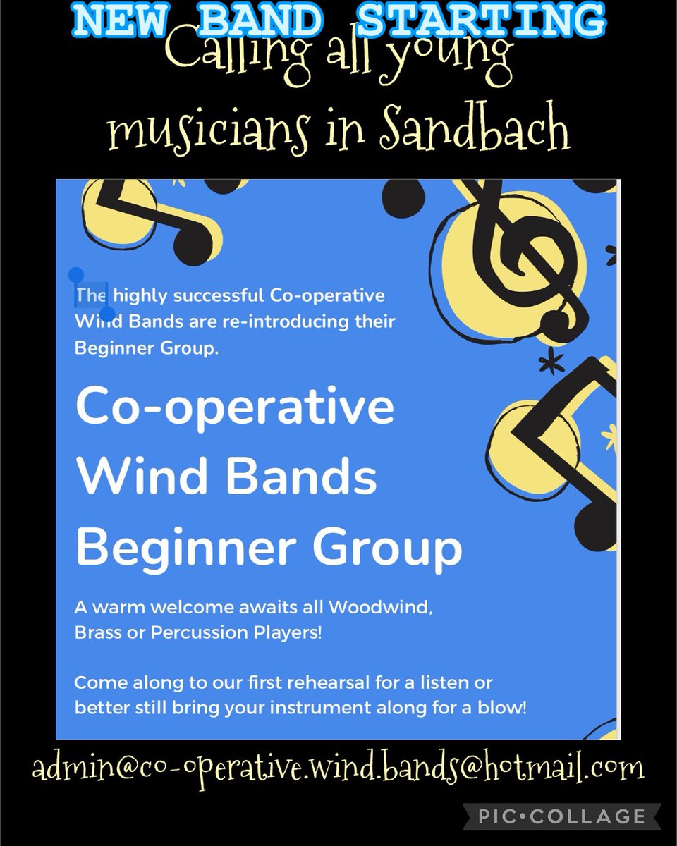 NEW BAND STARTING!
Mon 24th Feb
6.30pm-7pm
Sandbach High School
g8way2 building
Contact us on email