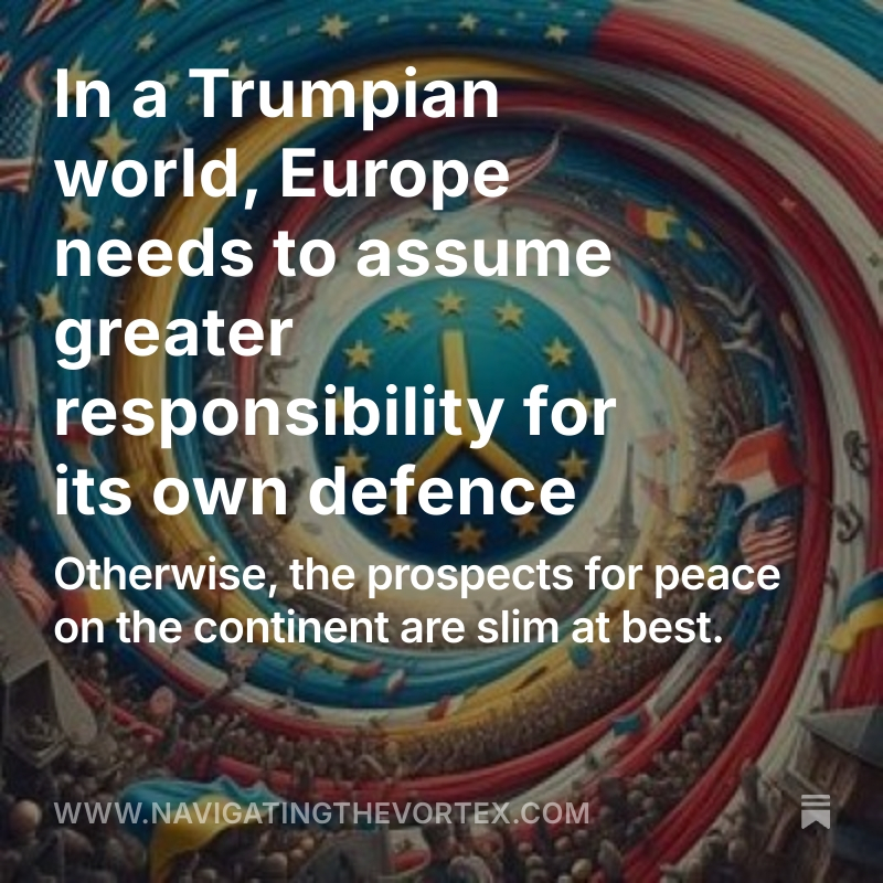 Stefan Wolff (@stefwolff) on Twitter photo If peace in Europe depends on Ukraine winning, the continent is in deep trouble: bit.ly/4hKEvyv
via <a href="/navvortex/">Navigating the Vortex</a>
#UkraineRussiaWar #Europe #NATO #Trump If peace in Europe depends on Ukraine winning, the continent is in deep trouble: bit.ly/4hKEvyv
via <a href="/navvortex/">Navigating the Vortex</a>
#UkraineRussiaWar #Europe #NATO #Trump
