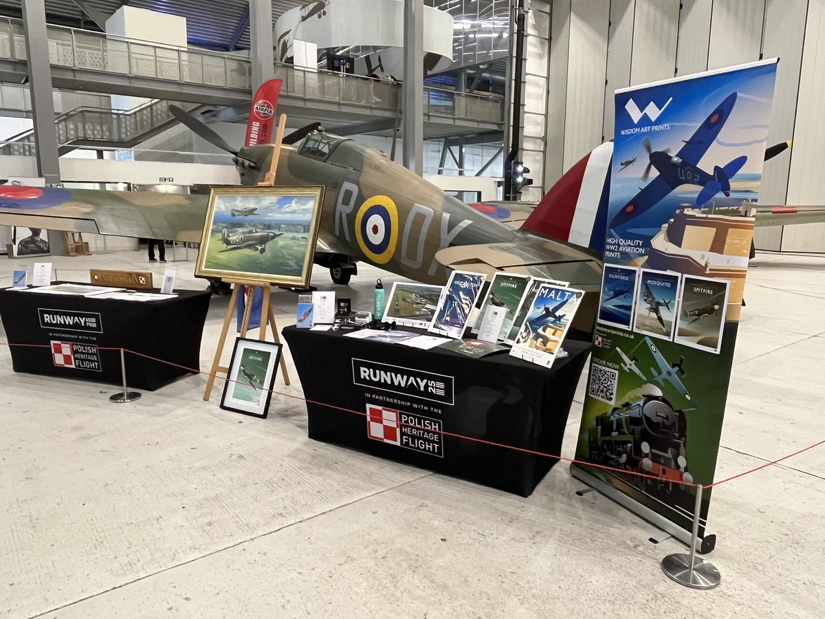 Polish Heritage Flight (@flightpolish) on Twitter photo We are ready to go!
Today <a href="/IWMDuxford/">IWM Duxford</a> we are displaying the fabulous Original Artwork from <a href="/Posartaviation/">Mark Postlethwaite GAvA</a>
Also available are limited numbers of memorabilia from <a href="/runway25shop/">Runway25</a> & <a href="/WisdomArtPrints/">Wisdom Art Prints</a> We are ready to go!
Today <a href="/IWMDuxford/">IWM Duxford</a> we are displaying the fabulous Original Artwork from <a href="/Posartaviation/">Mark Postlethwaite GAvA</a>
Also available are limited numbers of memorabilia from <a href="/runway25shop/">Runway25</a> & <a href="/WisdomArtPrints/">Wisdom Art Prints</a>