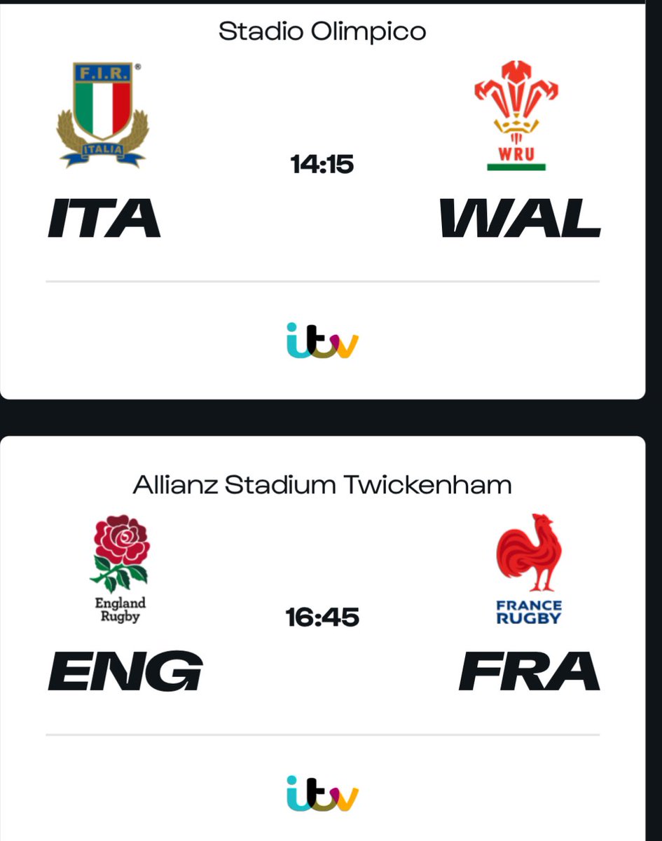 Live rugby 🏉 today