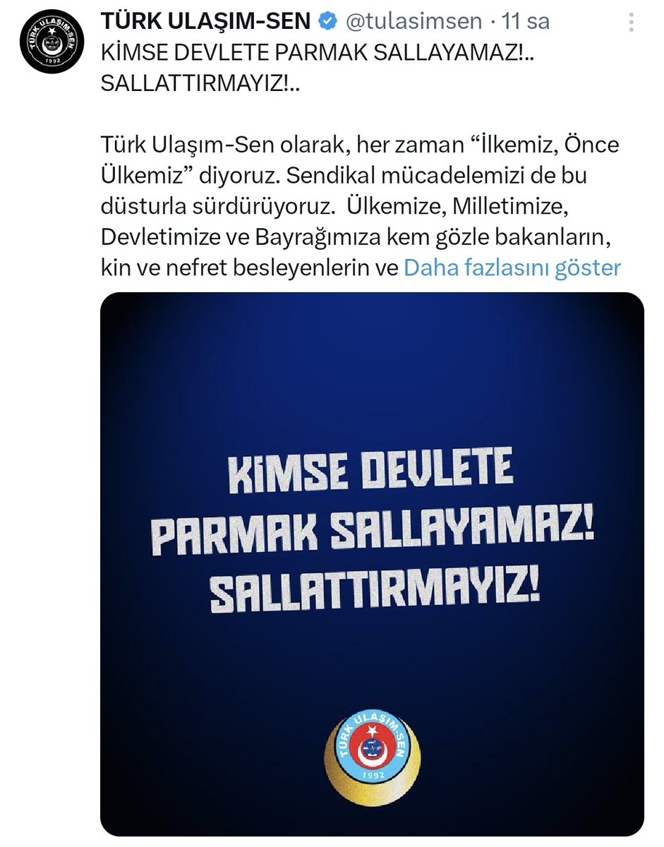 Kurumsal duruş ele ayağa düşmüş, bir de ciddiye mi alacağız? Üyesi olsam bugün "Sendikal mücadele anayasal haktır, devlete parmak sallamak değildir, beni böyle mi savunacaksınız?" der, bugün istifa ederdim. 

4 Haziran 2024: İş yavaşlatıyoruz, iş bırakıyoruz!