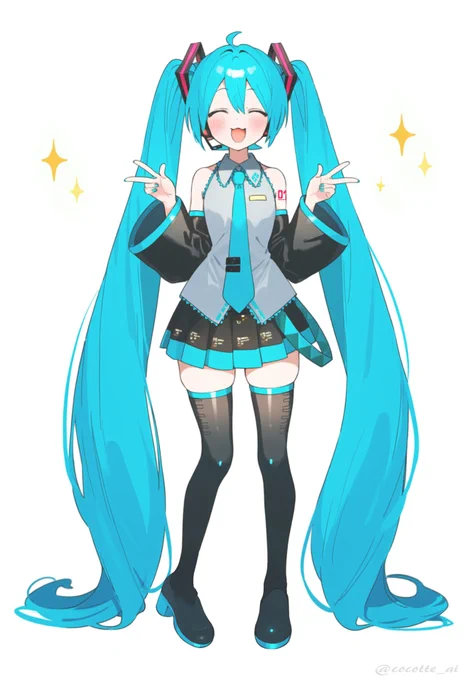 #初音ミク にっこー 