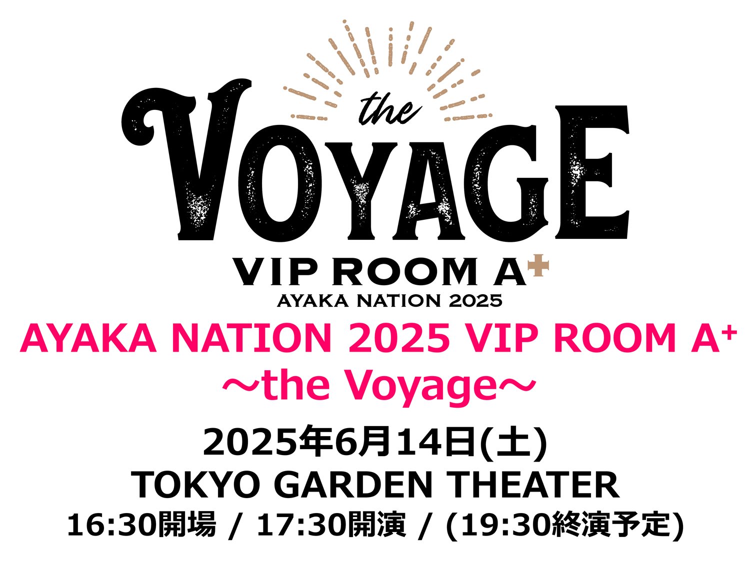 AYAKA NATION 2025 まとめ売り 佐々木彩夏ソロコンサート「AYAKA NATION 2025 VIP ROOM A+～the