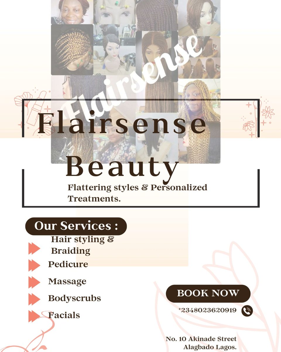 flairsense's tweet image. It's the weekend ! FunmiFlair is here and at your service o. For your Hair
Wigs
Skincare
Massage
Pedicure/Manicure . Please patronise me, you can trust me to deliver. Thank you and God bless our hustle .