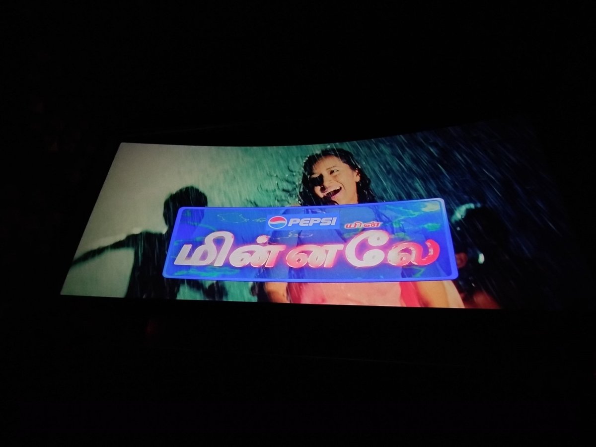 thenameisaiyar's tweet photo. ShowTime / Now Watching = 7 🎞️🍿🎟️
Date & Time : Feb 8 3.30pm Show ⌚
Movie : #Minnale (Re Release) 📽️
Theatre : #EscapeCinemas #Royapettah
(Screen : #Kites) 🎦
Cult Classic of #Gvm ❤️
A Golden Debut of #gauthamvasudevmenon
🔥
#Minnaley #Madhavan #Abbas #HarrisJayaraj https://t.co/IlhUeYX10c