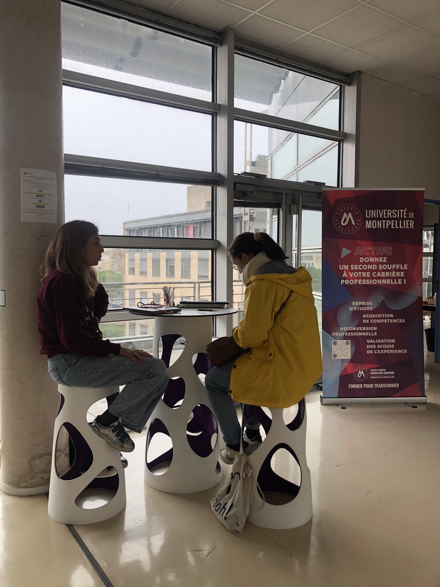 Formation Continue Université de Montpellier (@sfc_um) on Twitter photo 🔴 En direct des #JPO de l’<a href="/umontpellier/">Université de Montpellier</a>
Caroline, Marie et Romane sont présentes toute la matinée sur le Site #Richter de l’<a href="/umontpellier/">Université de Montpellier</a> pour vous renseigner sur votre projet de reprise d’études 🌟 🔴 En direct des #JPO de l’<a href="/umontpellier/">Université de Montpellier</a>
Caroline, Marie et Romane sont présentes toute la matinée sur le Site #Richter de l’<a href="/umontpellier/">Université de Montpellier</a> pour vous renseigner sur votre projet de reprise d’études 🌟