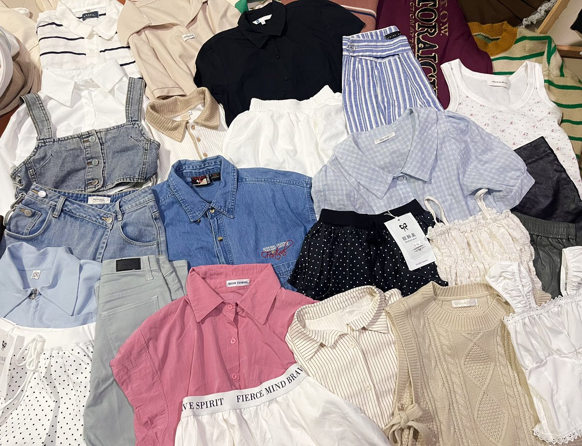 nonkoy09's tweet photo. 🎀 ส่งต่อ งานแบรนด์ Uniqlo Gu H&amp;M zara pomelo งานไอจี  มีมากกว่าในรูป 🎀

รี+ฟอล  ค่าส่ง 30.-  / 5 ตัวส่งฟรี
ลงอาทิตย์ 15 : 30 น.

#ส่งต่อเสื้อผ้า #เสื้อผ้ามือสองสภาพดี #ส่งต่อเสื้อผ้ามือสอง #เสื้อผ้ามือ2 #ส่งต่อ #เสื้อผ้ามือสอง #โล๊ะตู้เสื้อผ้า https://t.co/34bNl9miHi