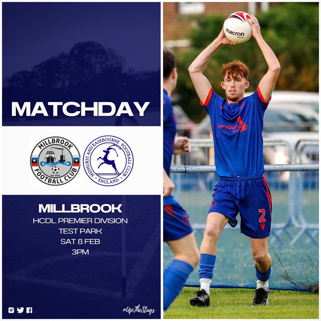 midhurstfcdev's tweet photo. Millbrook (A) 💙🦌

#Matchday #UpTheStags #MidhurstFC https://t.co/8dCqjqll4p