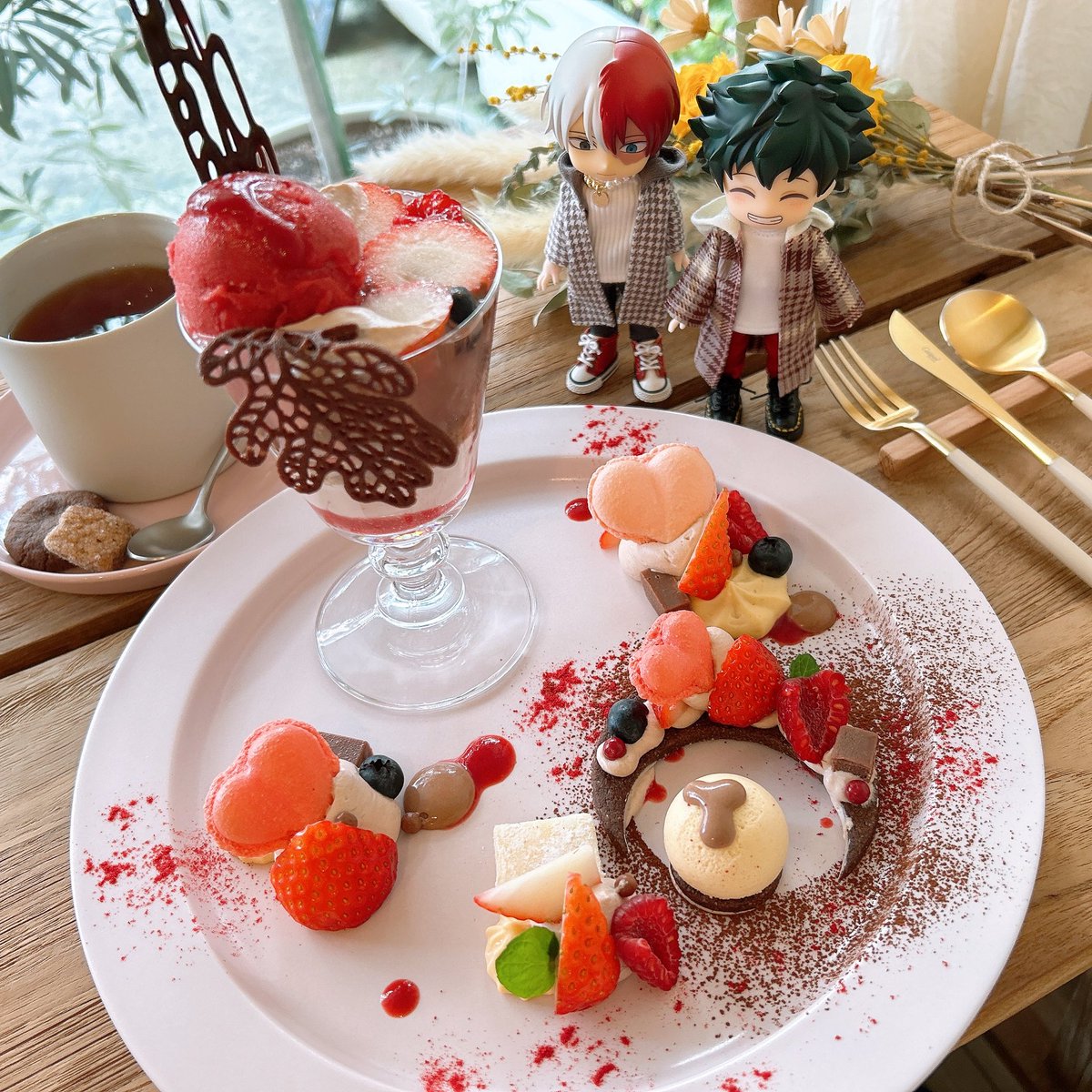 〜chocolat berry parfait〜
今月のお皿もとっても美味でした💓