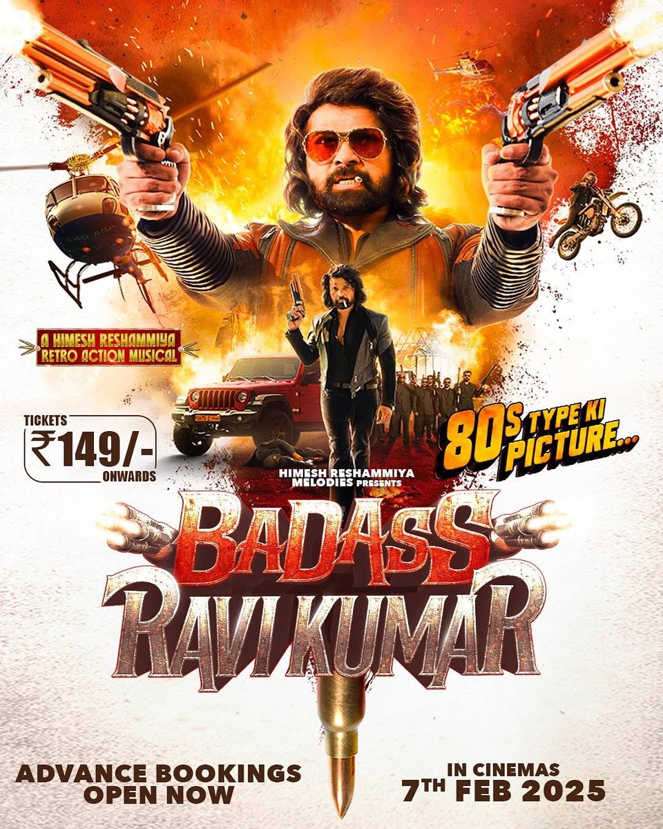 its_pradeeps's tweet photo. Saw #BadassRaviKumar and WOW It's exactly what it promised to be PURE FUN
Great to see a movie deliver on its marketing. Killer music &amp; fantastic performances all around! 
Himesh Reshammiya is actually a great actor, wish to see him in more movies.
The dialogues are 🔥🔥
⭐⭐⭐½ https://t.co/sZpKhf0WRK